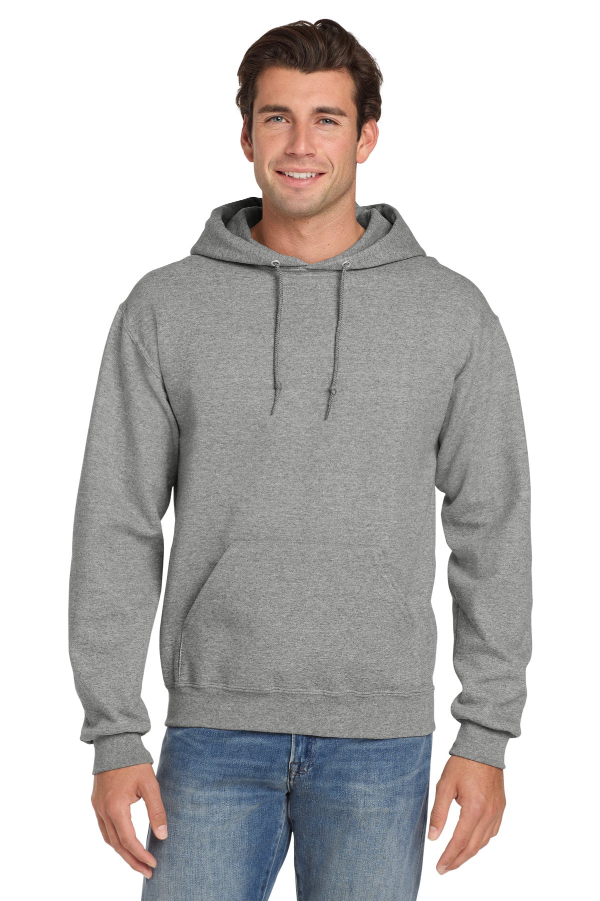 Jerzees Super Sweats NuBlend - Pullover Hooded Sweatshirt.  4997M in Oxford