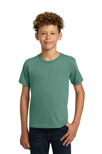 Gildan - Youth  Heavy Cotton 100% Cotton T-Shirt.  5000B in Aquatic