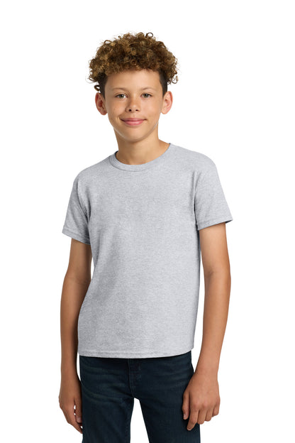 Gildan - Youth  Heavy Cotton 100% Cotton T-Shirt.  5000B in Ash