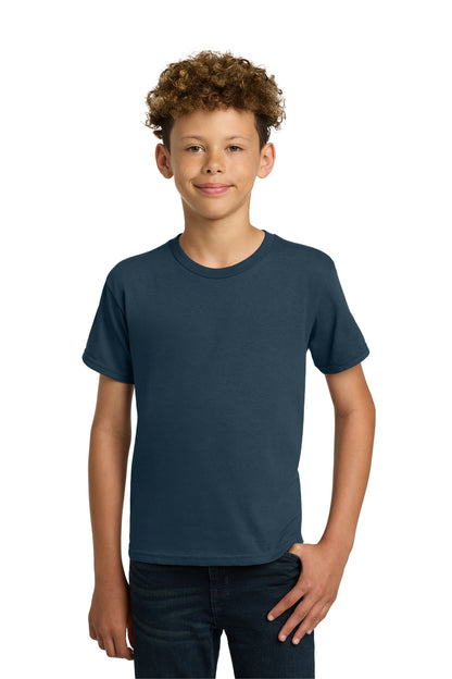 Gildan - Youth  Heavy Cotton 100% Cotton T-Shirt.  5000B in Blue Dusk