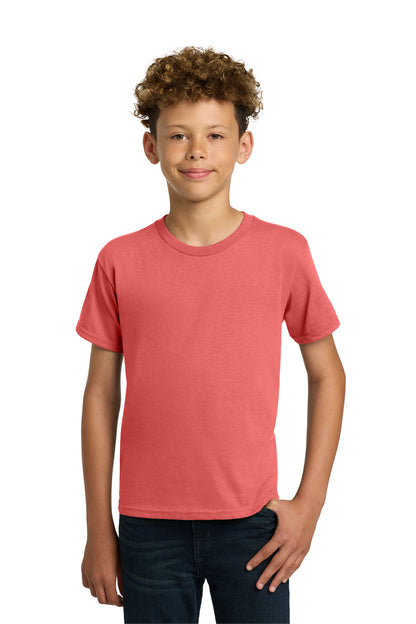Gildan - Youth  Heavy Cotton 100% Cotton T-Shirt.  5000B in Coral Silk