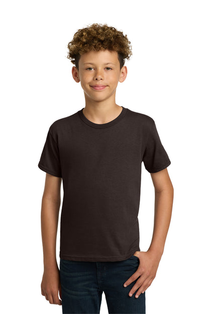 Gildan - Youth  Heavy Cotton 100% Cotton T-Shirt.  5000B in Dark Chocolate