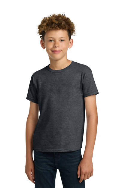 Gildan - Youth  Heavy Cotton 100% Cotton T-Shirt.  5000B in Dark Heather