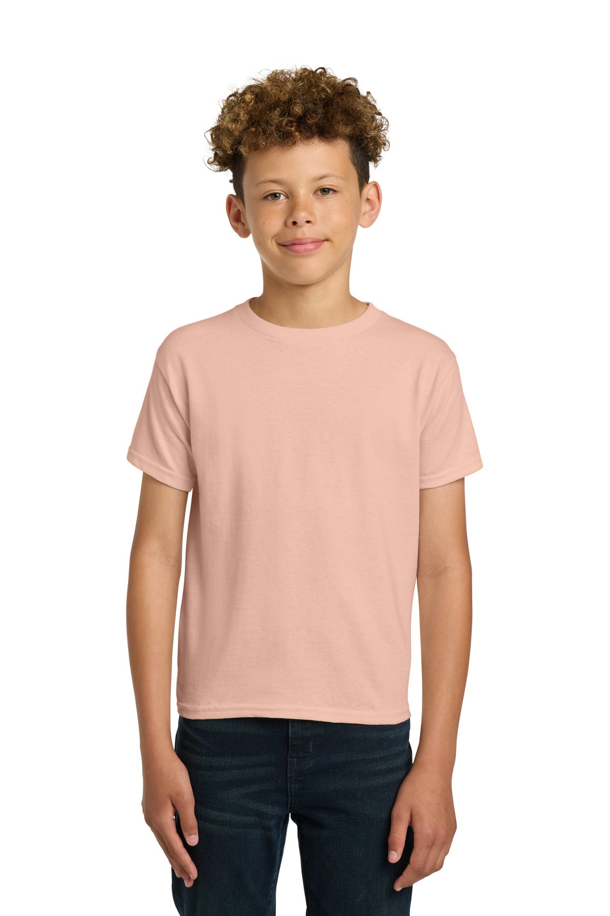 Gildan - Youth  Heavy Cotton 100% Cotton T-Shirt.  5000B in Dusty Rose