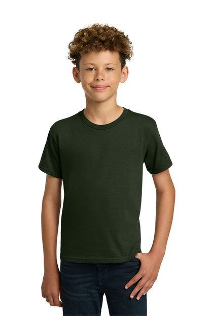 Gildan - Youth  Heavy Cotton 100% Cotton T-Shirt.  5000B in Forest