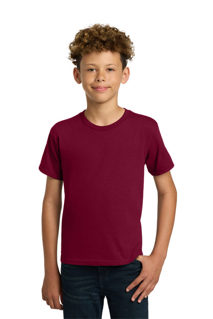 Gildan - Youth  Heavy Cotton 100% Cotton T-Shirt.  5000B in Garnet