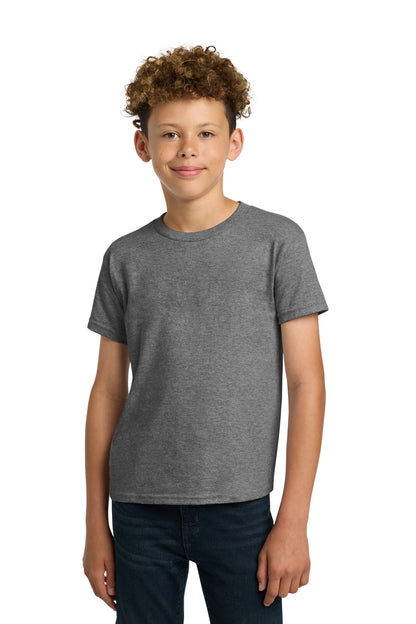 Gildan - Youth  Heavy Cotton 100% Cotton T-Shirt.  5000B in Graphite Heather