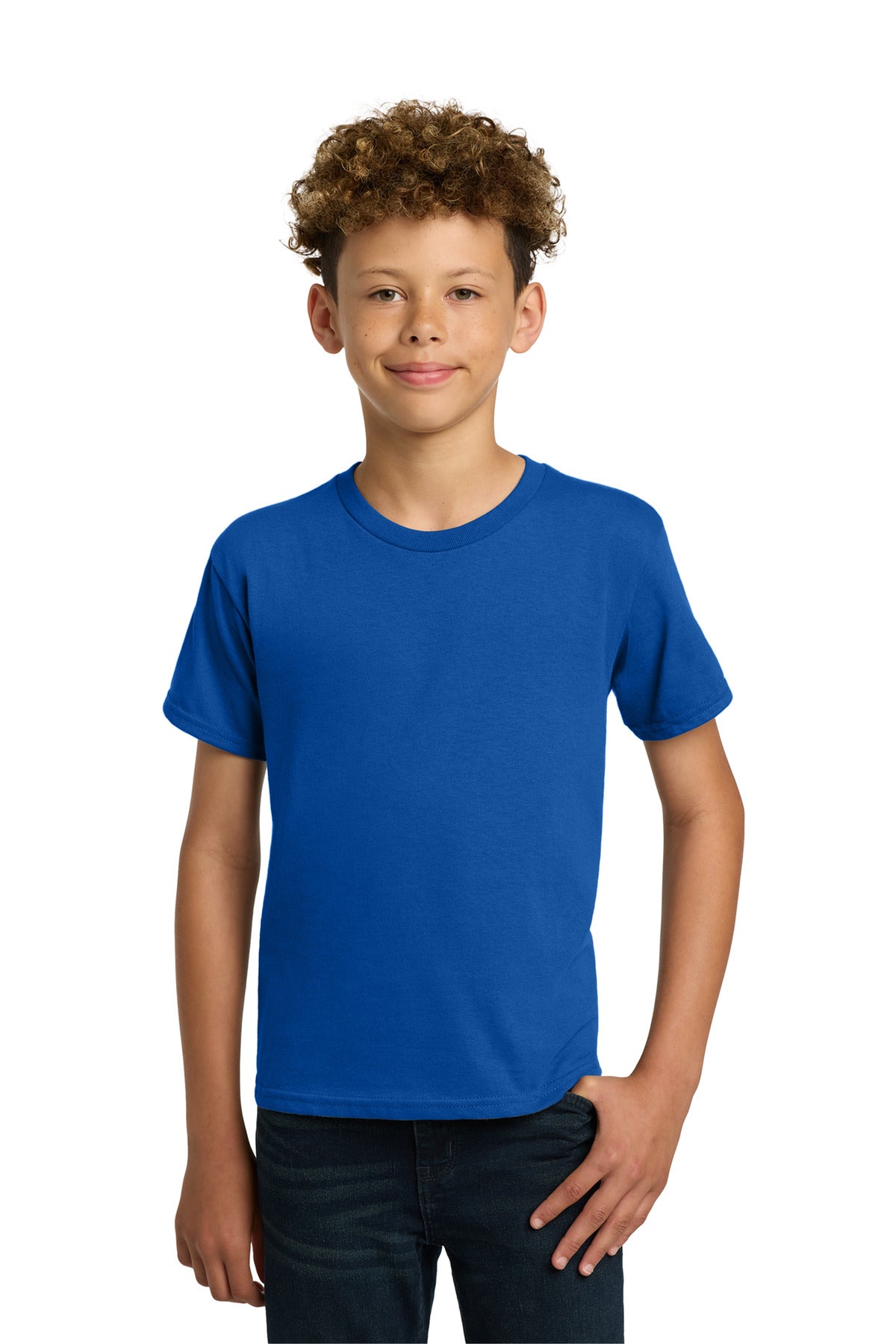 Gildan - Youth  Heavy Cotton 100% Cotton T-Shirt.  5000B in Royal