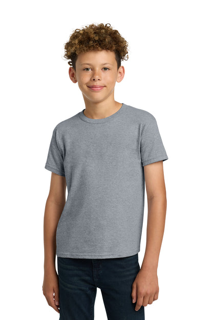 Gildan - Youth  Heavy Cotton 100% Cotton T-Shirt.  5000B in Sport Grey