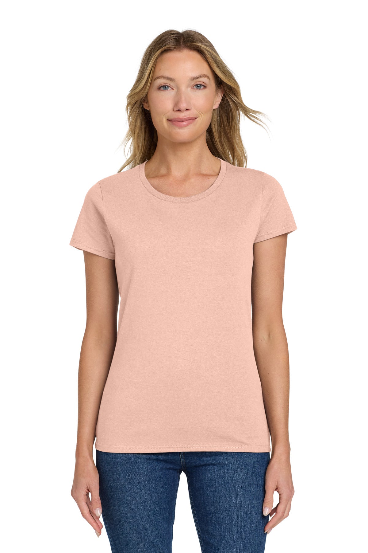 Gildan Women's Heavy Cotton 100% Cotton T-Shirt. 5000L in Dusty Rose