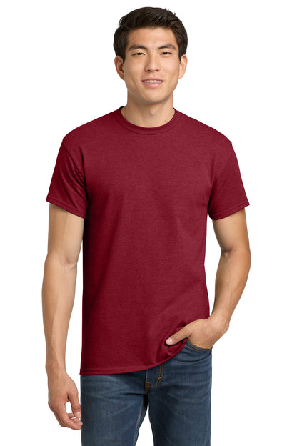 Gildan - Heavy Cotton 100% Cotton T-Shirt.  5000 in Antique Cherry Red