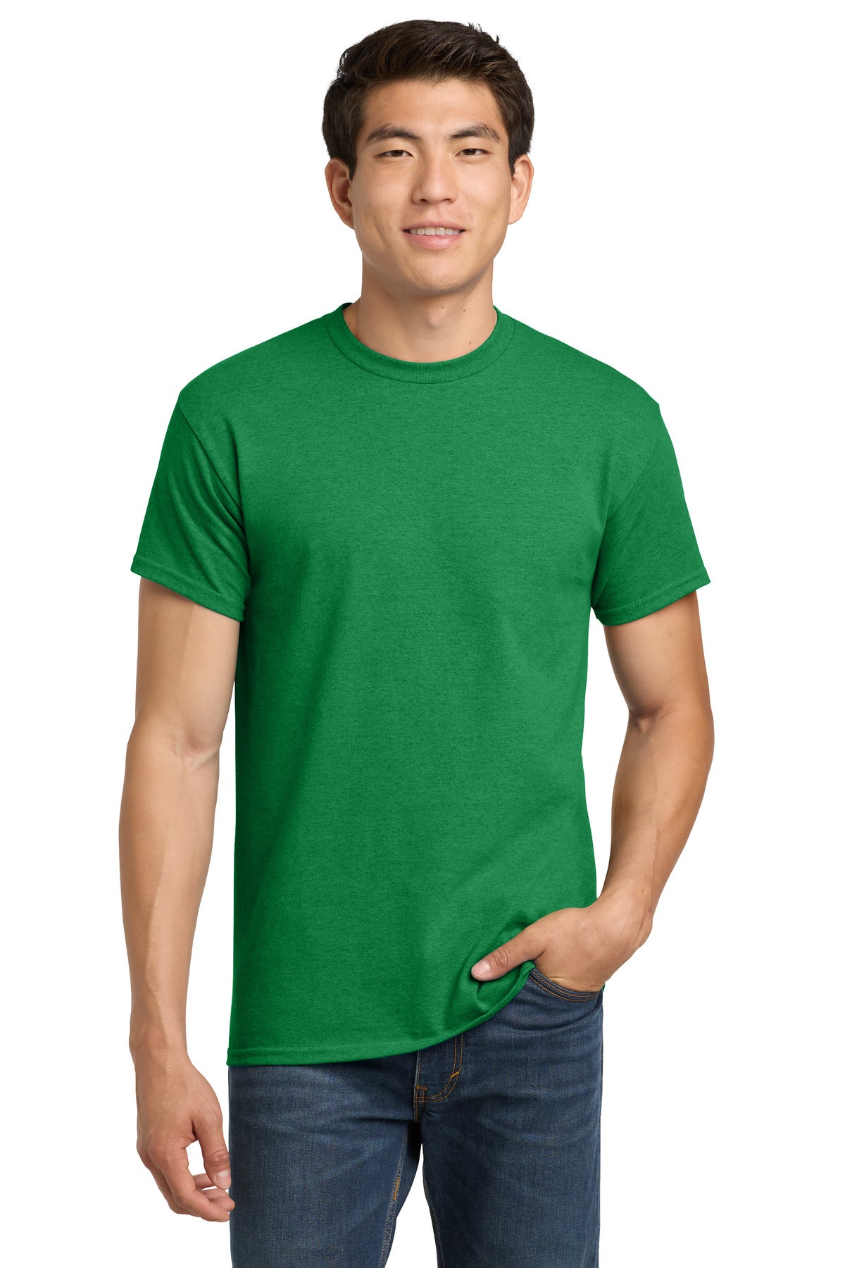 Gildan - Heavy Cotton 100% Cotton T-Shirt.  5000 in Antique Irish Green
