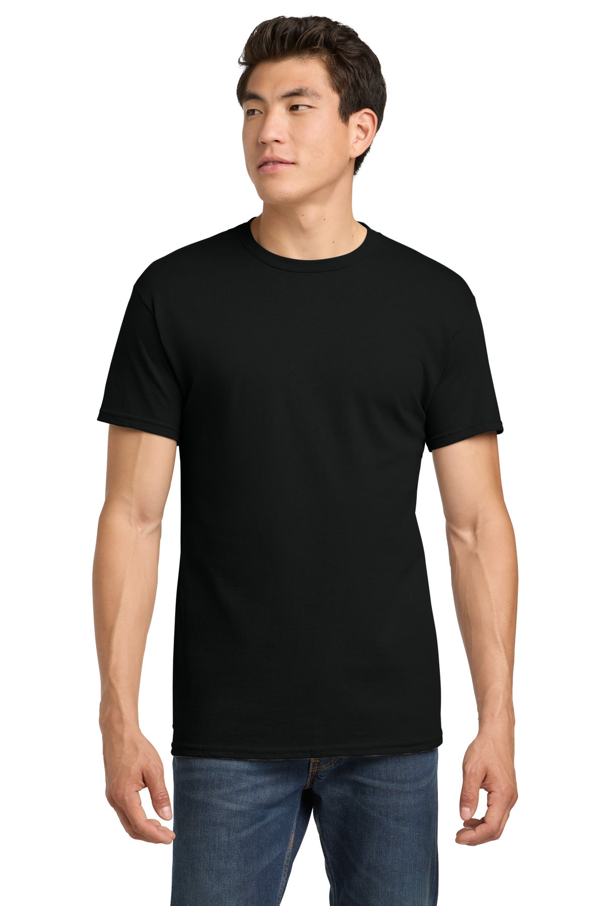 Gildan - Heavy Cotton 100% Cotton T-Shirt.  5000 in Black