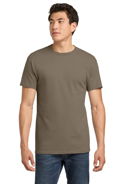 Gildan - Heavy Cotton 100% Cotton T-Shirt.  5000 in Brown Savana