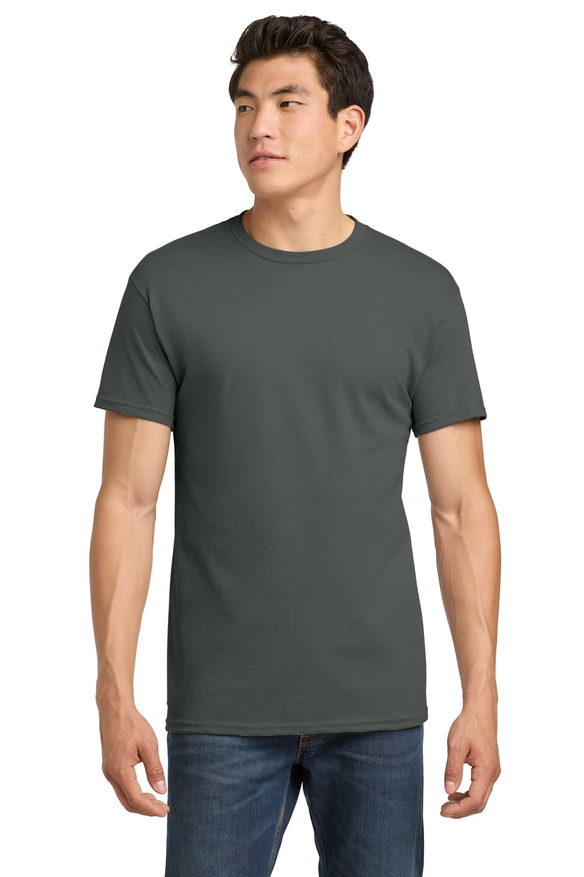 Gildan - Heavy Cotton 100% Cotton T-Shirt.  5000 in Charcoal