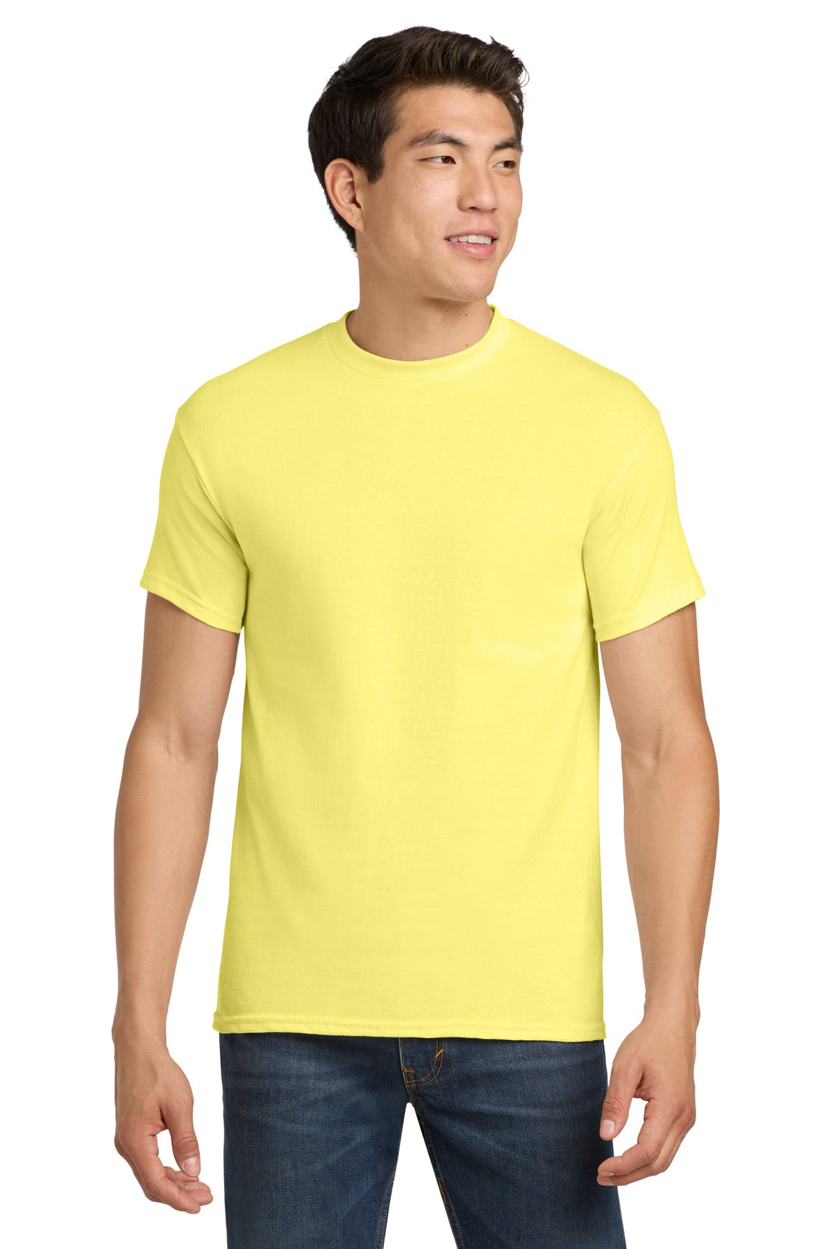 Gildan - Heavy Cotton 100% Cotton T-Shirt.  5000 in Cornsilk