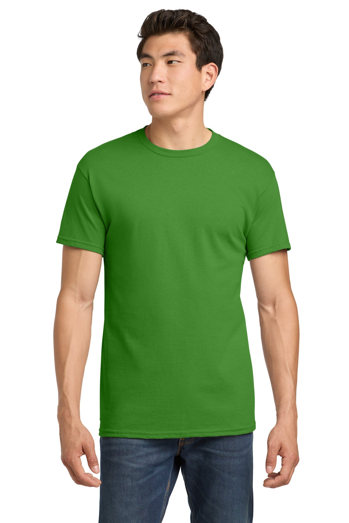 Gildan - Heavy Cotton 100% Cotton T-Shirt.  5000 in Electric Green