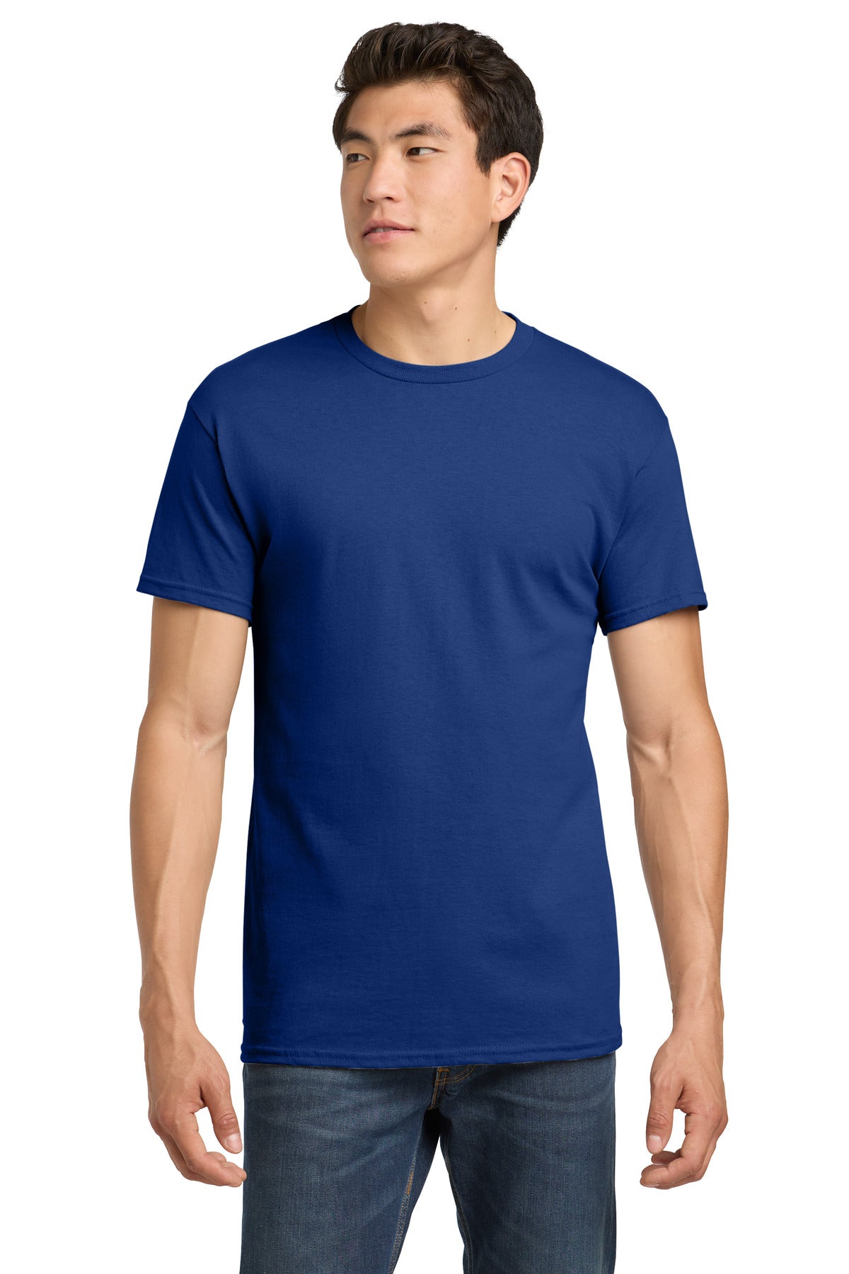 Gildan - Heavy Cotton 100% Cotton T-Shirt.  5000 in Fan Deep Royal