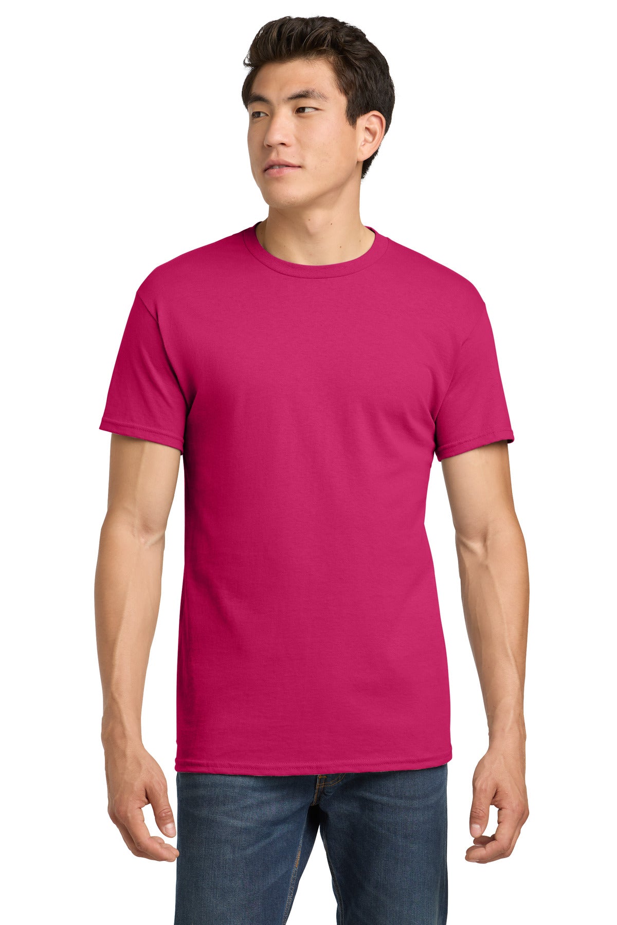 Gildan - Heavy Cotton 100% Cotton T-Shirt.  5000 in Heliconia
