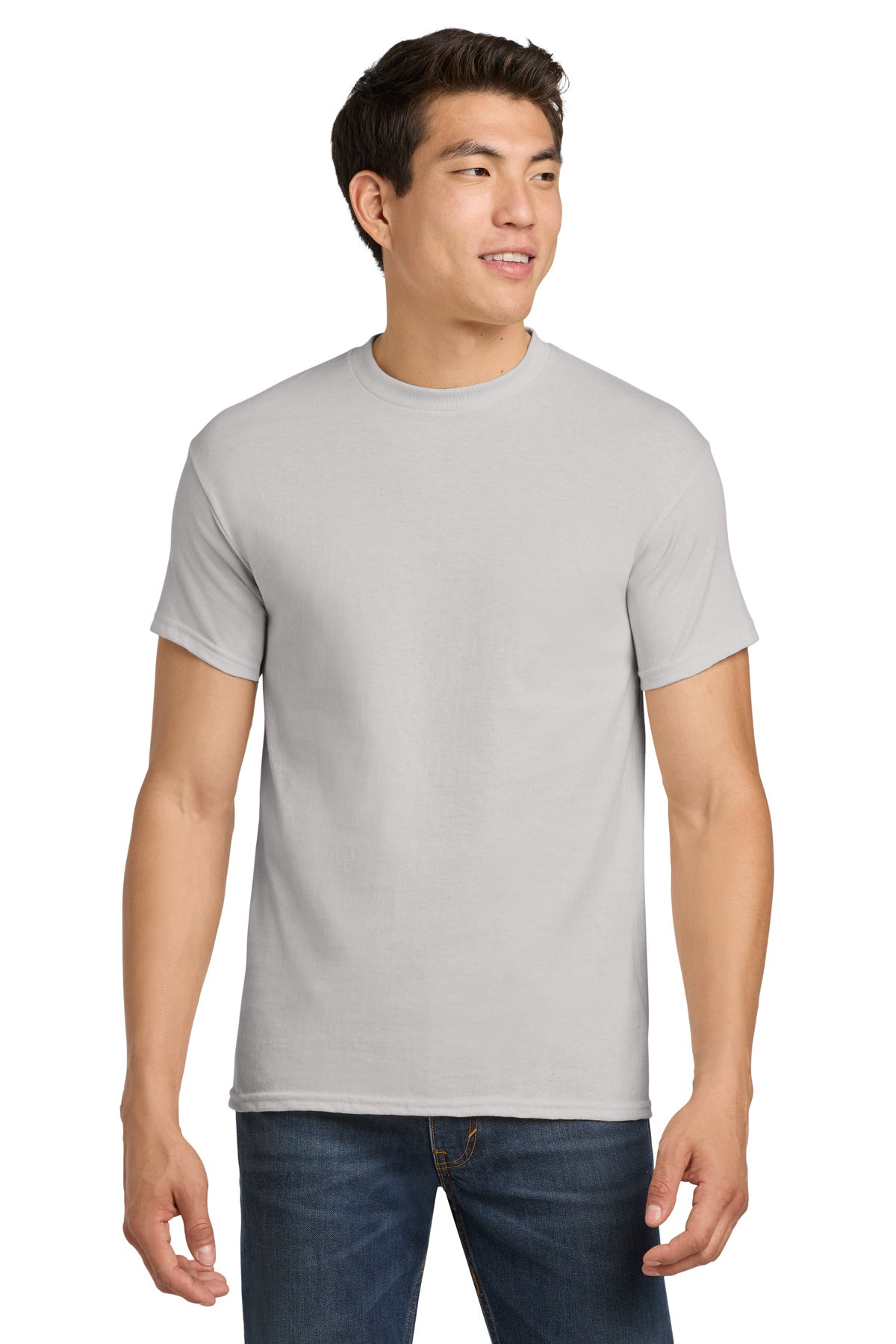 Gildan - Heavy Cotton 100% Cotton T-Shirt.  5000 in Ice Grey