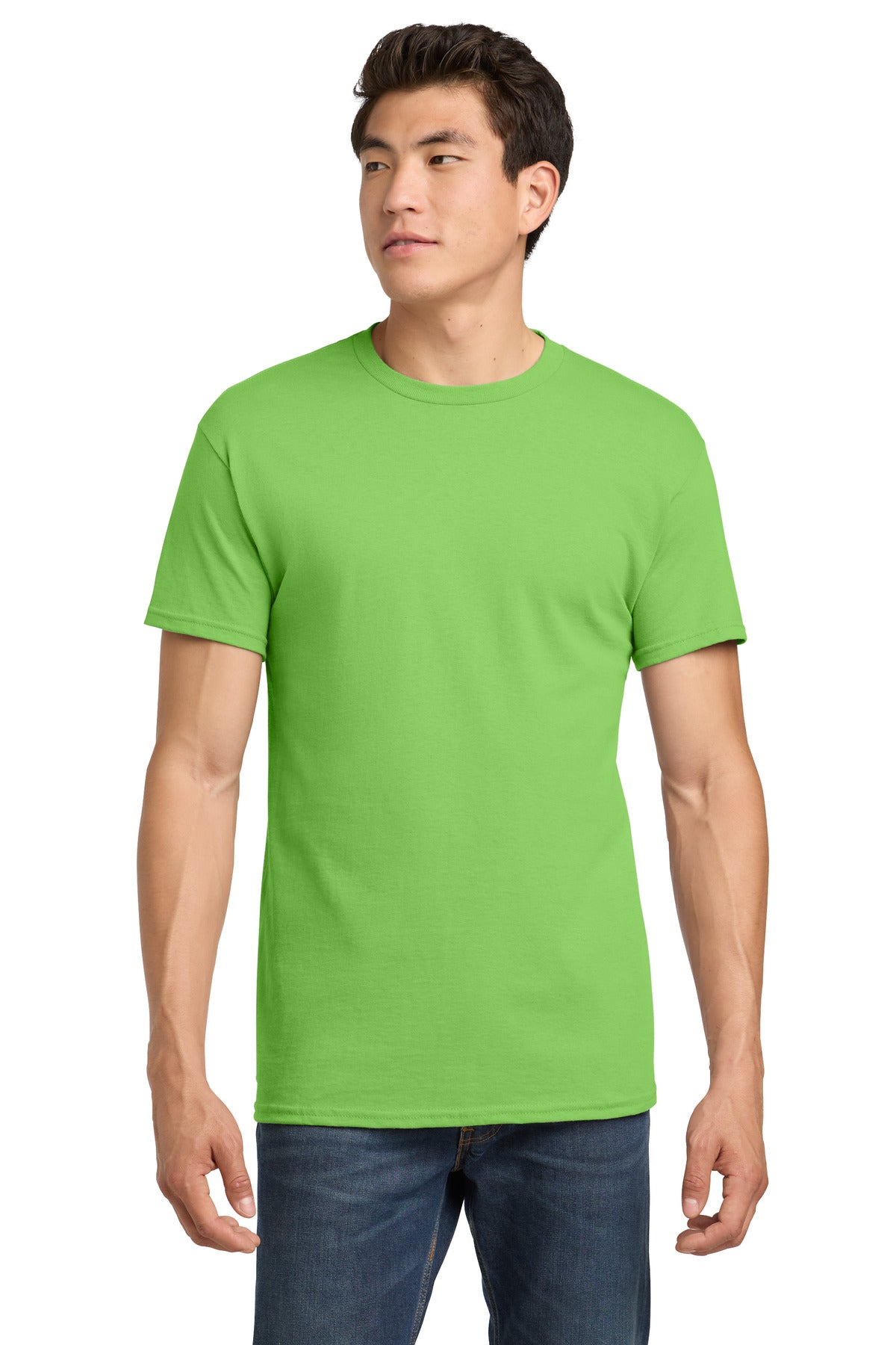 Gildan - Heavy Cotton 100% Cotton T-Shirt.  5000 in Lime