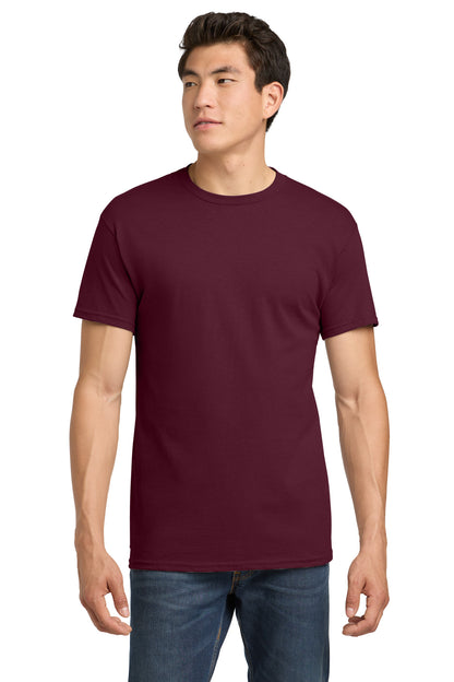 Gildan - Heavy Cotton 100% Cotton T-Shirt.  5000 in Maroon