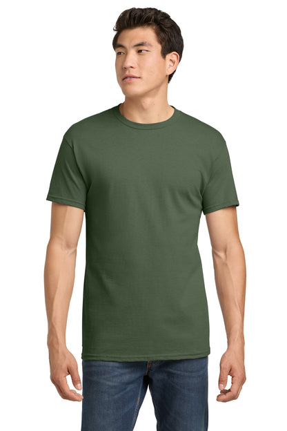 Gildan - Heavy Cotton 100% Cotton T-Shirt.  5000 in Military Green