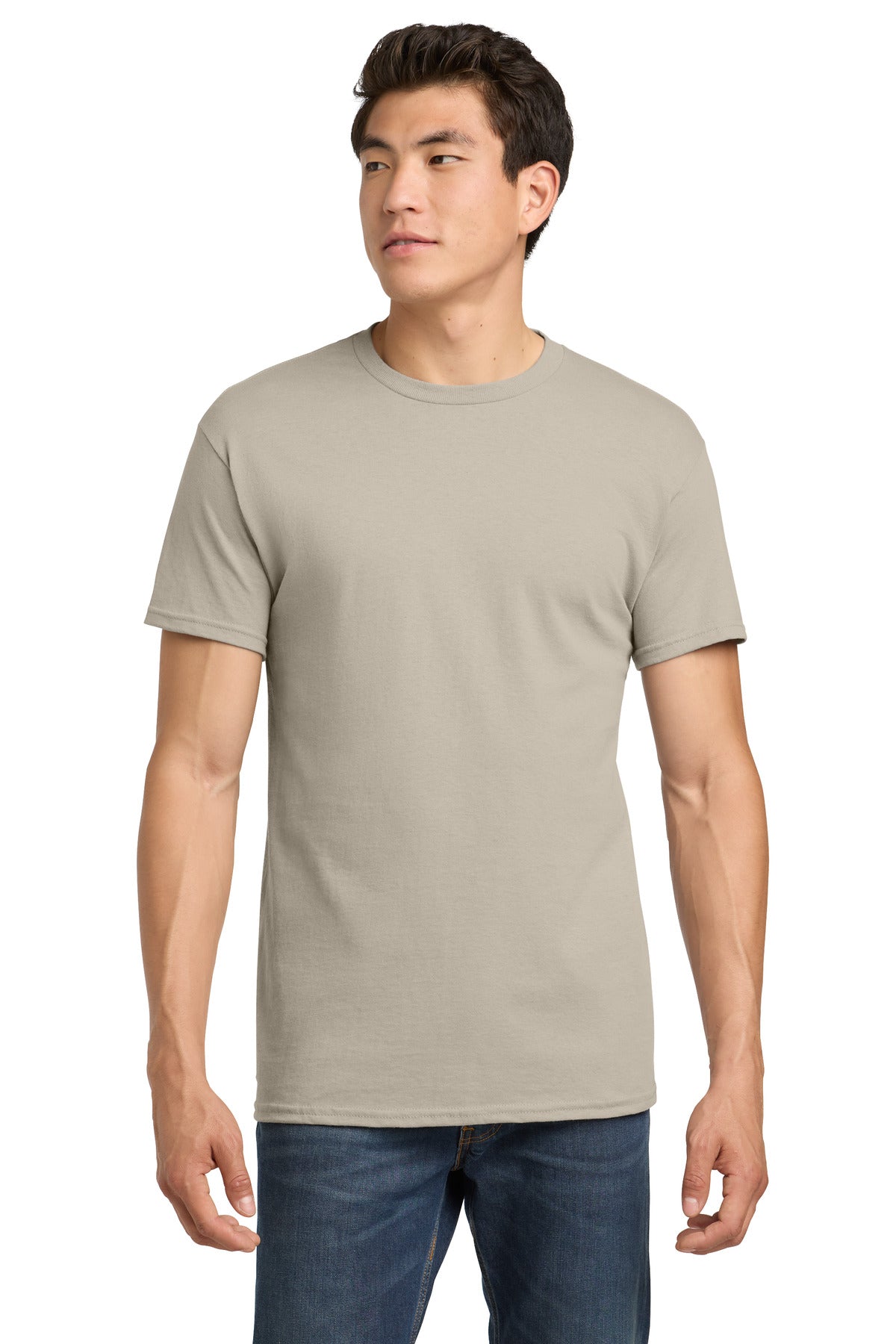 Gildan - Heavy Cotton 100% Cotton T-Shirt.  5000 in Sand