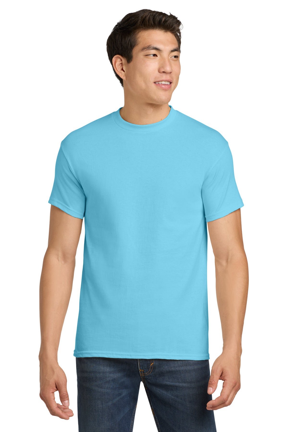 Gildan - Heavy Cotton 100% Cotton T-Shirt.  5000 in Sky
