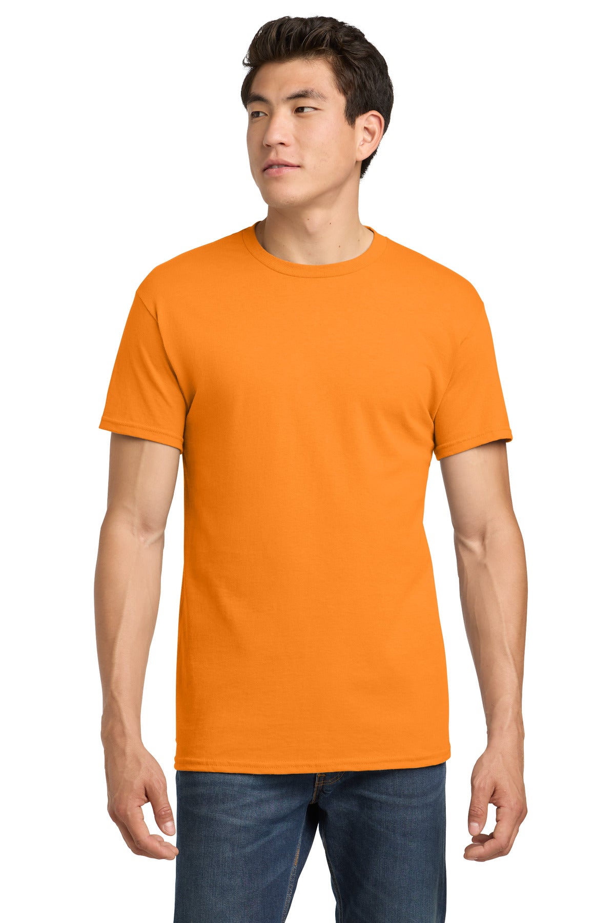 Gildan - Heavy Cotton 100% Cotton T-Shirt.  5000 in Tennessee Orange