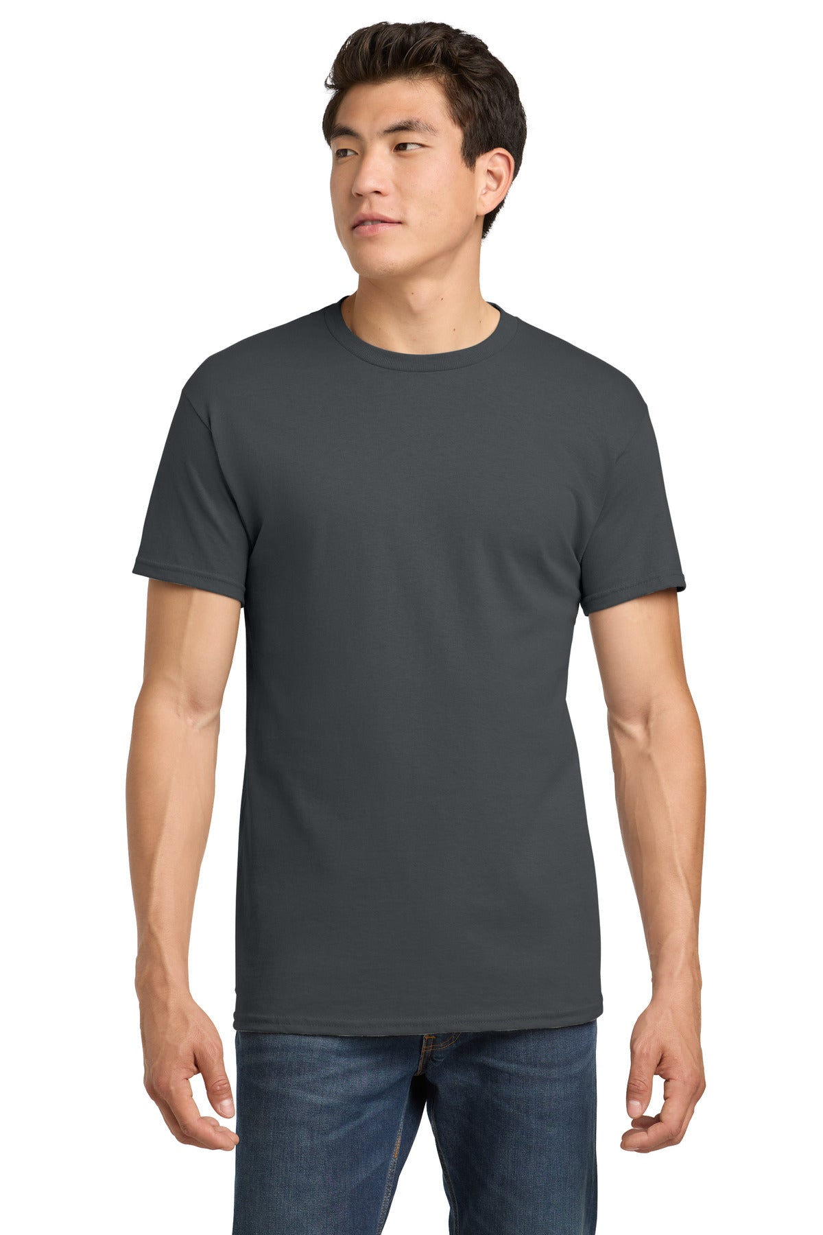 Gildan - Heavy Cotton 100% Cotton T-Shirt.  5000 in Tweed