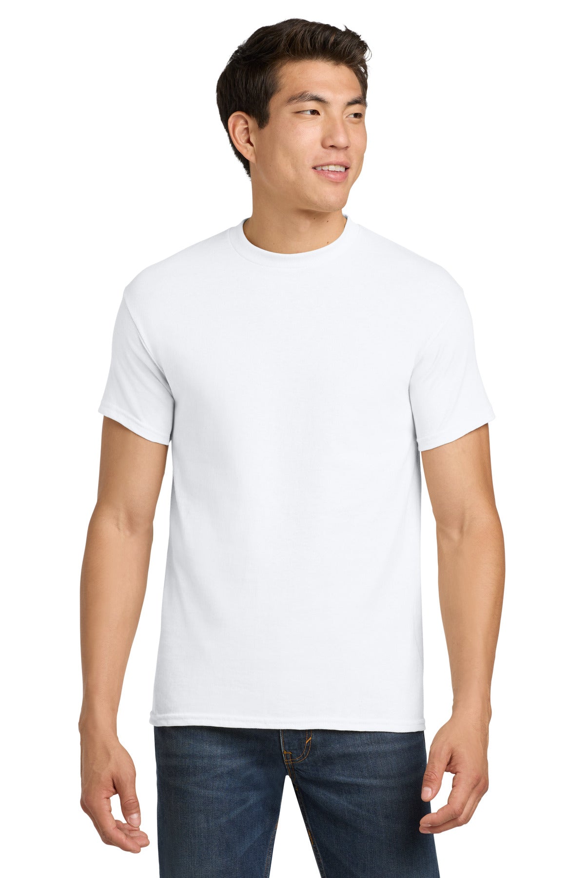 Gildan - Heavy Cotton 100% Cotton T-Shirt.  5000 in White