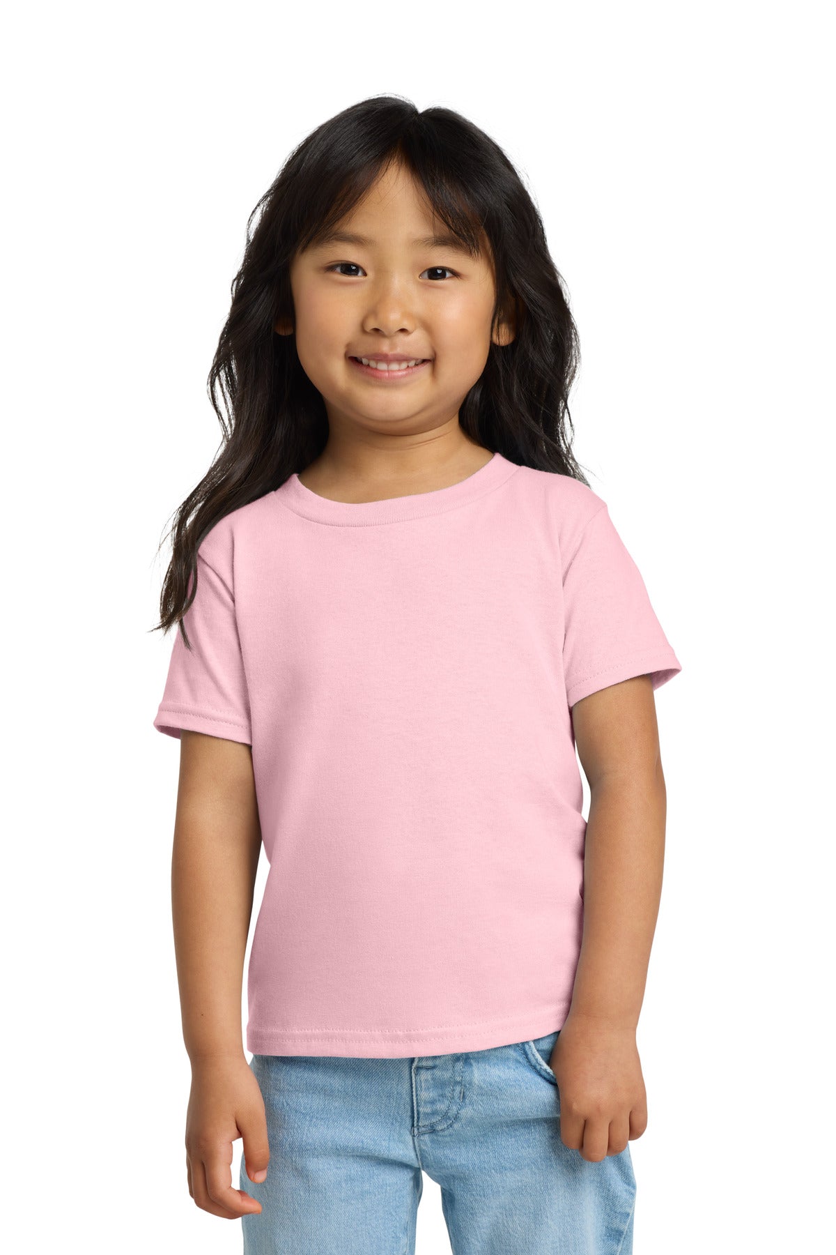 Gildan Heavy Cotton Toddler T-Shirt 5100P in Light Pink