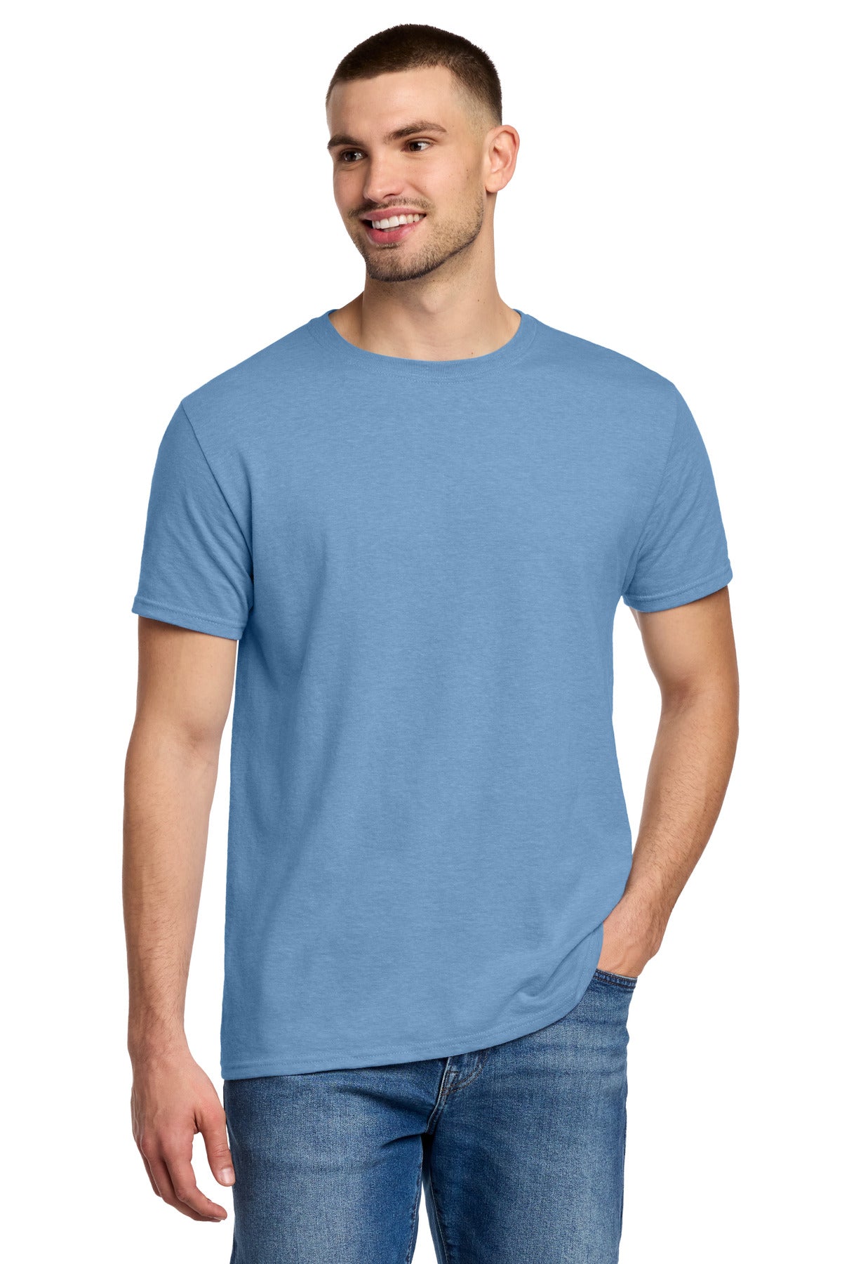 Jerzees Premium Blend Ring Spun T-Shirt 560M in Carolina Heather