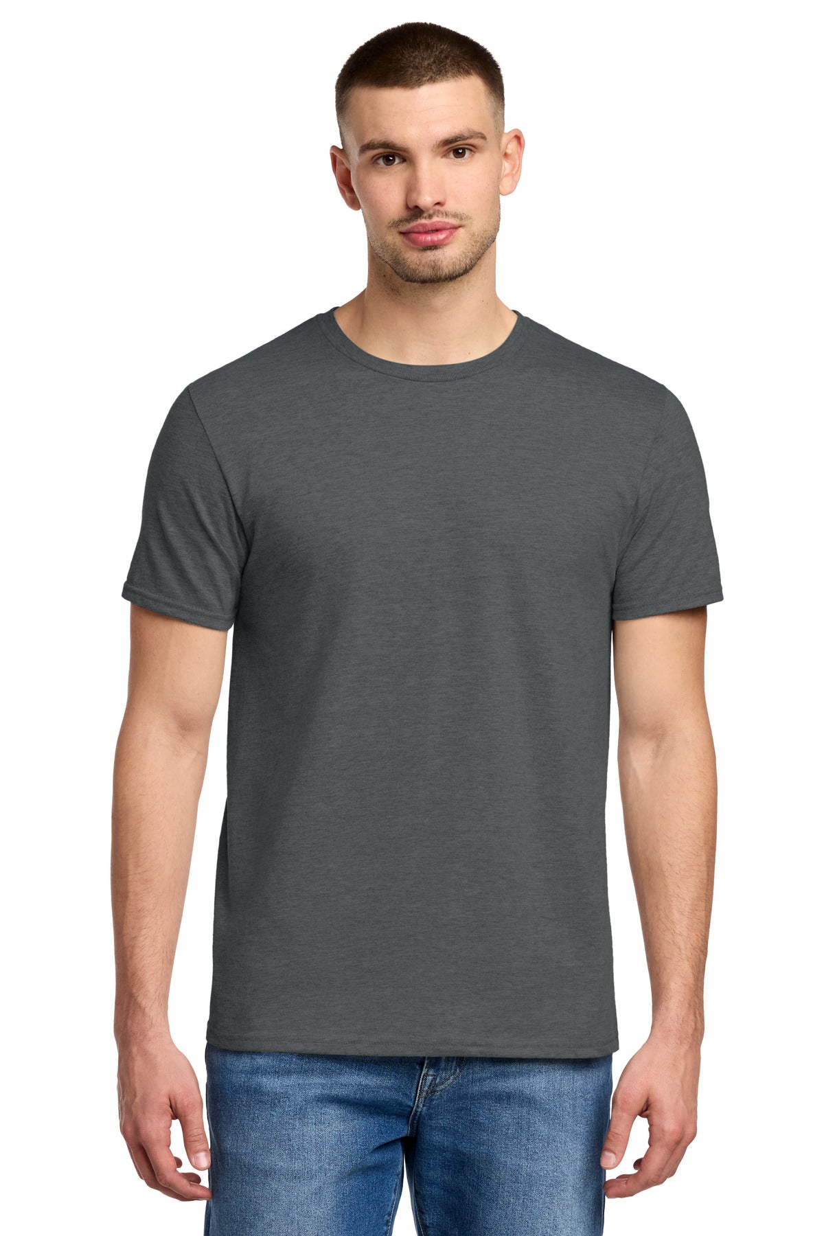 Jerzees Premium Blend Ring Spun T-Shirt 560M in Charcoal Heather