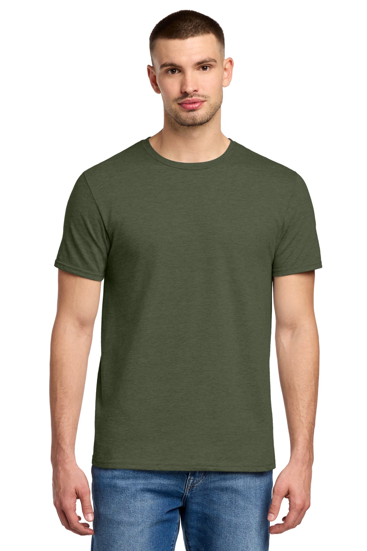 Jerzees Premium Blend Ring Spun T-Shirt 560M in Military Green Heather