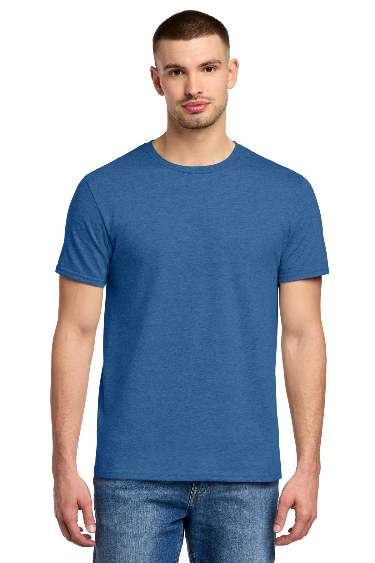 Jerzees Premium Blend Ring Spun T-Shirt 560M in Retro Heather Royal