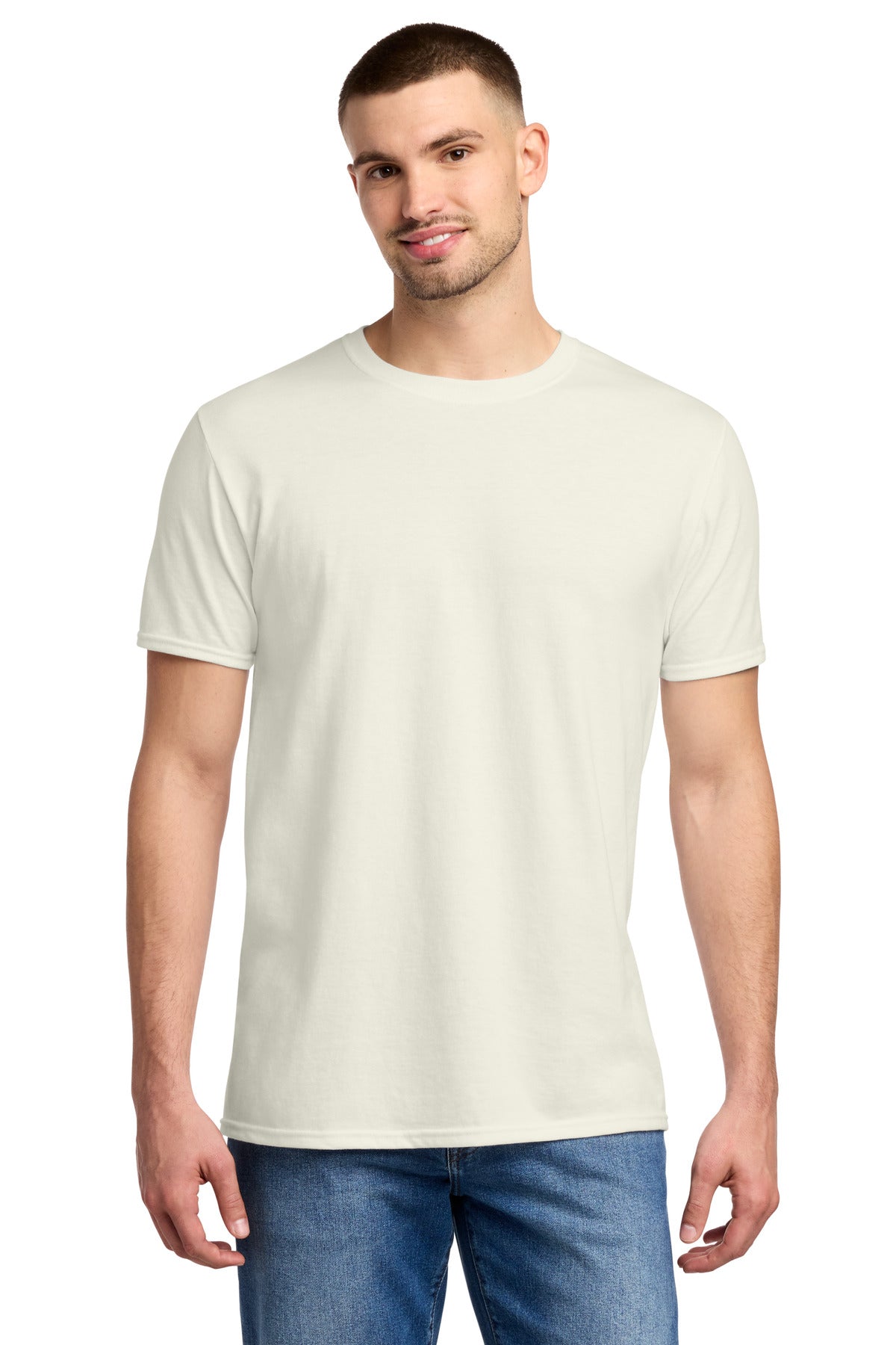 Jerzees Premium Blend Ring Spun T-Shirt 560M in Sweet Cream Heather