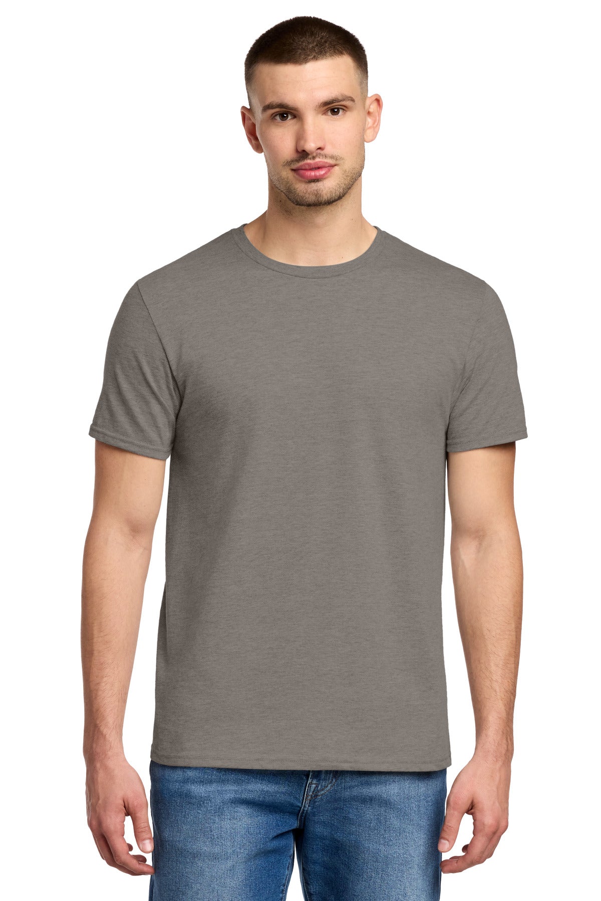 Jerzees Premium Blend Ring Spun T-Shirt 560M in Taupe Heather