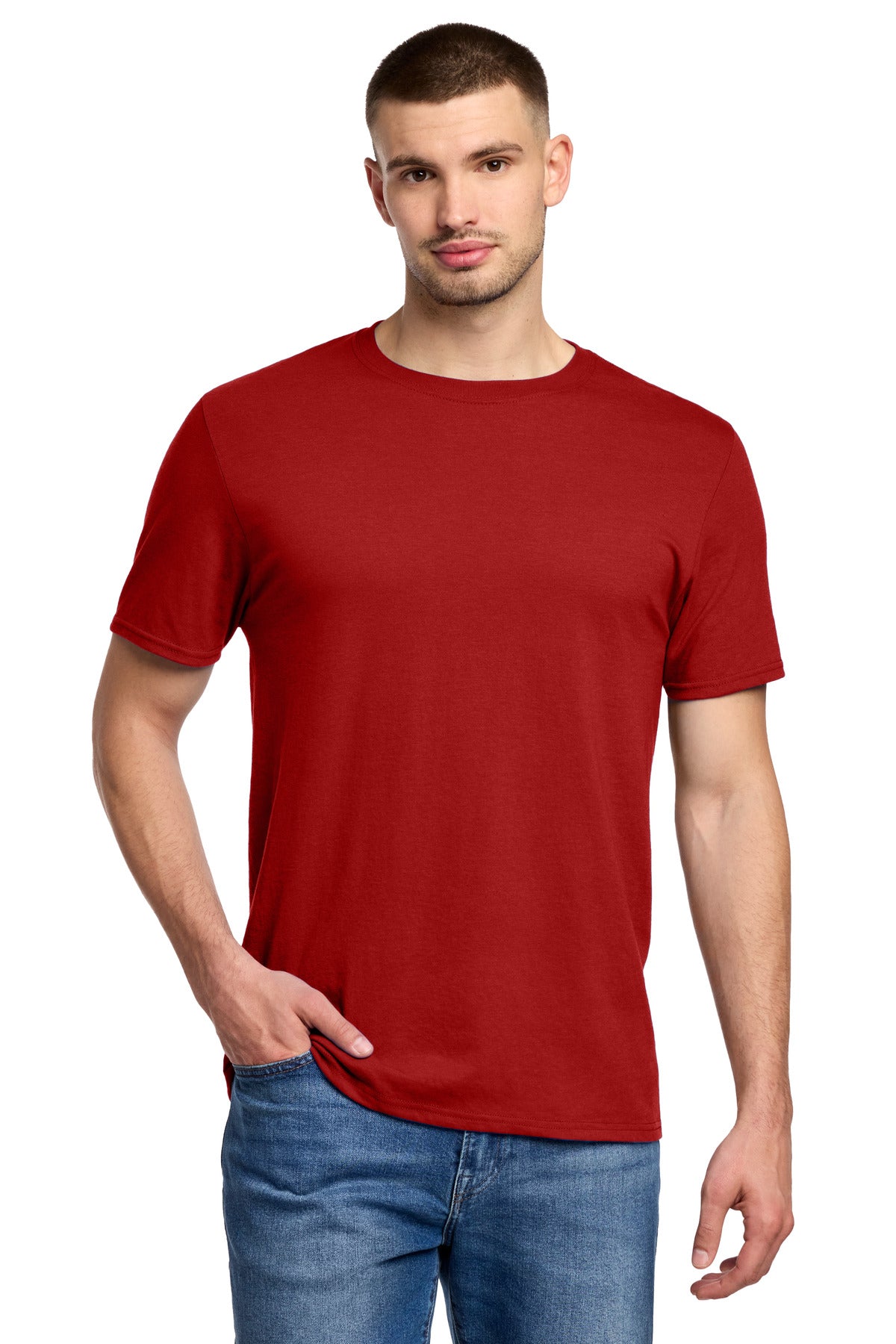 Jerzees Premium Blend Ring Spun T-Shirt 560M in True Red