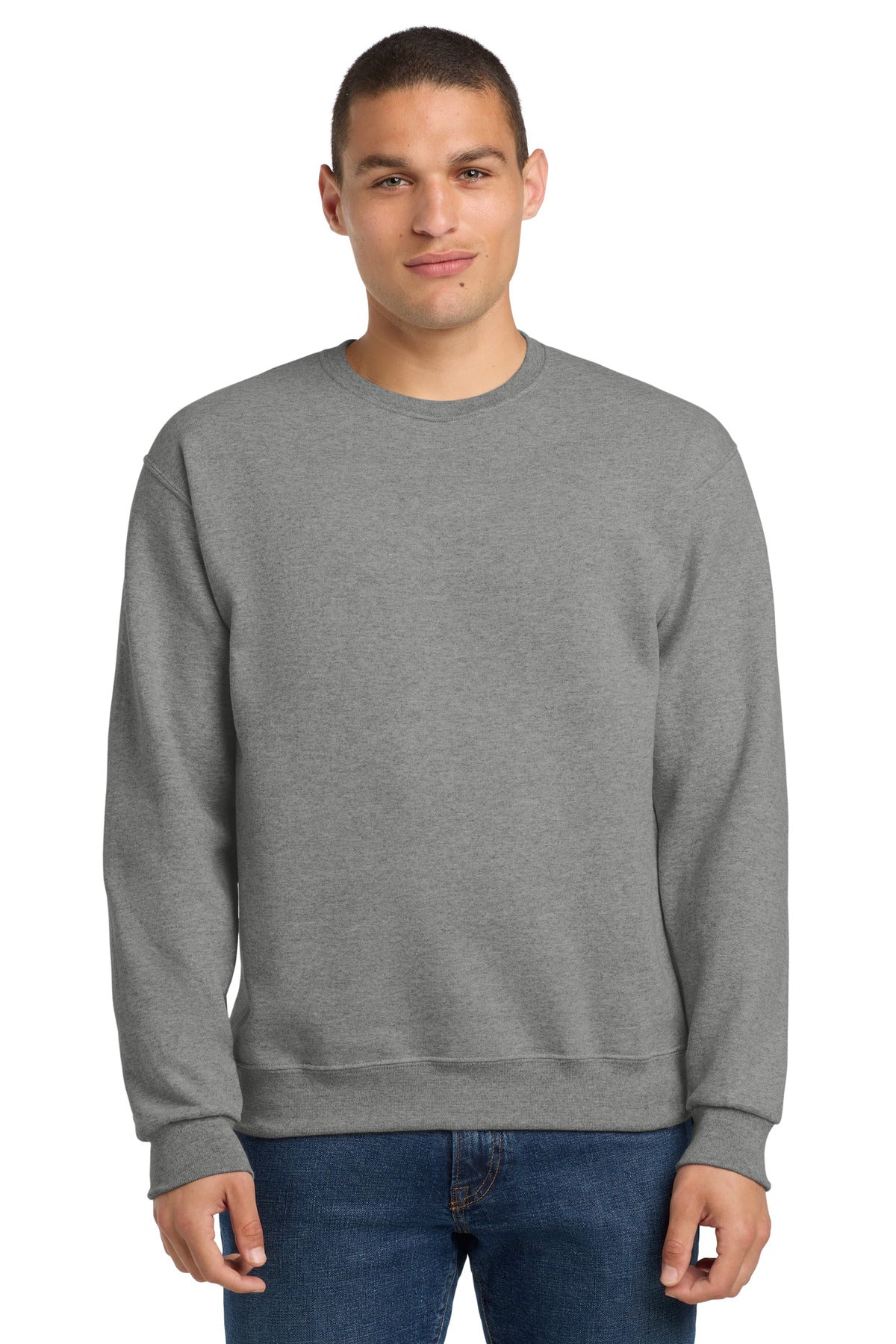 Jerzees - NuBlend Crewneck Sweatshirt.  562M in Oxford