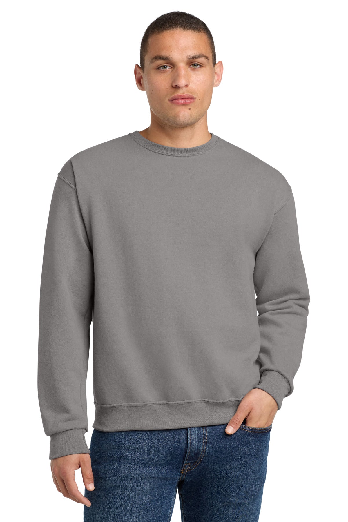 Jerzees - NuBlend Crewneck Sweatshirt.  562M in Rock