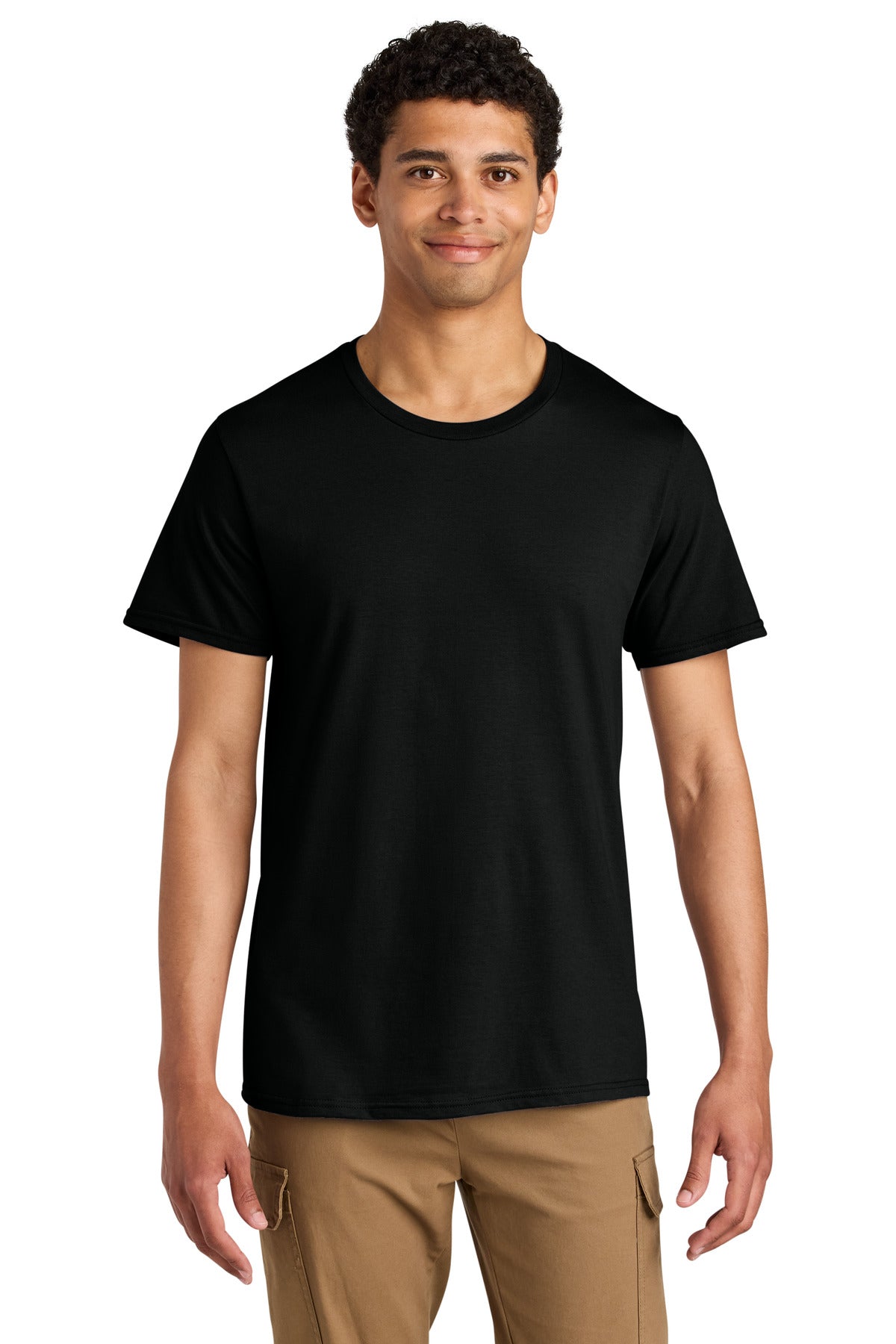 Jerzees Unisex Premium Combed Ring Spun Cotton Tee 570M in Black Ink