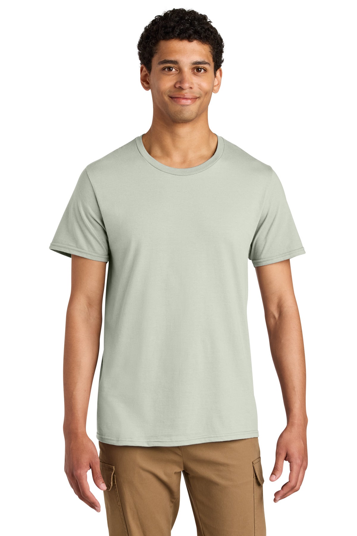 Jerzees Unisex Premium Combed Ring Spun Cotton Tee 570M in Limestone