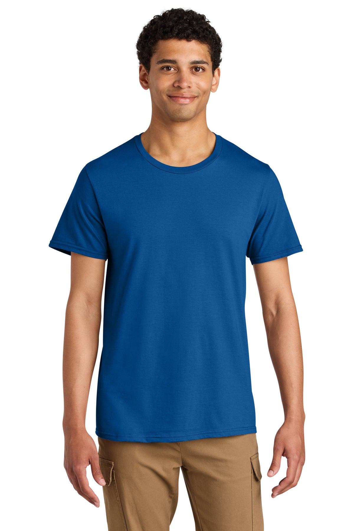 Jerzees Unisex Premium Combed Ring Spun Cotton Tee 570M in Royal