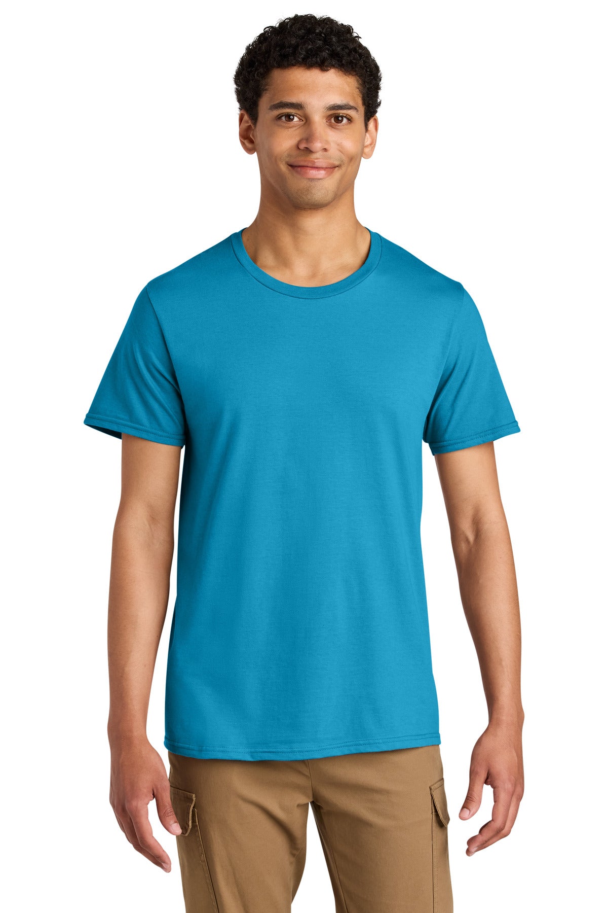 Jerzees Unisex Premium Combed Ring Spun Cotton Tee 570M in Soul Blue