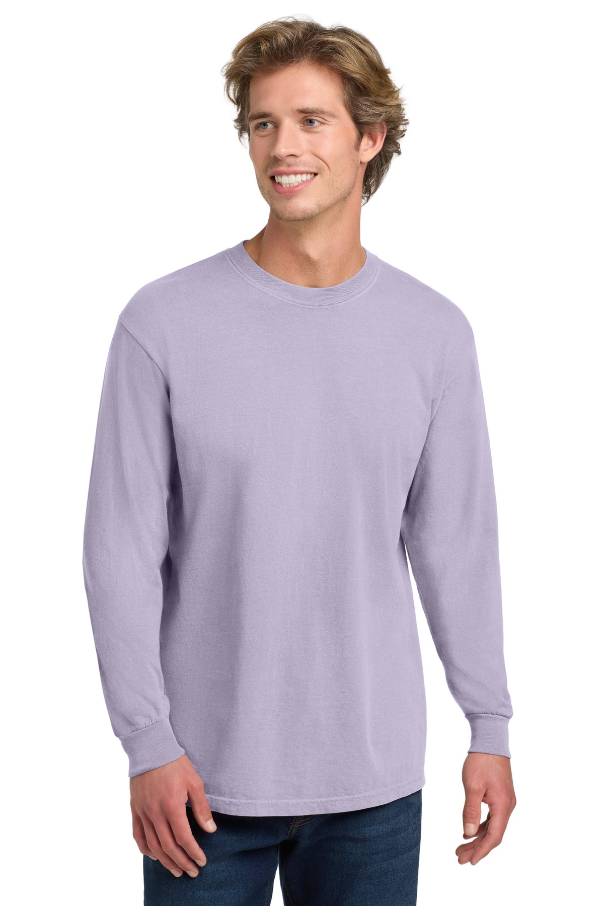 COMFORT COLORS  Heavyweight Ring Spun Long Sleeve Tee. 6014 in Orchid