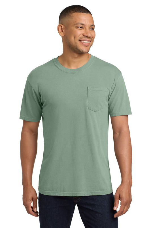 COMFORT COLORS  Heavyweight Ring Spun Pocket Tee. 6030 in Bay