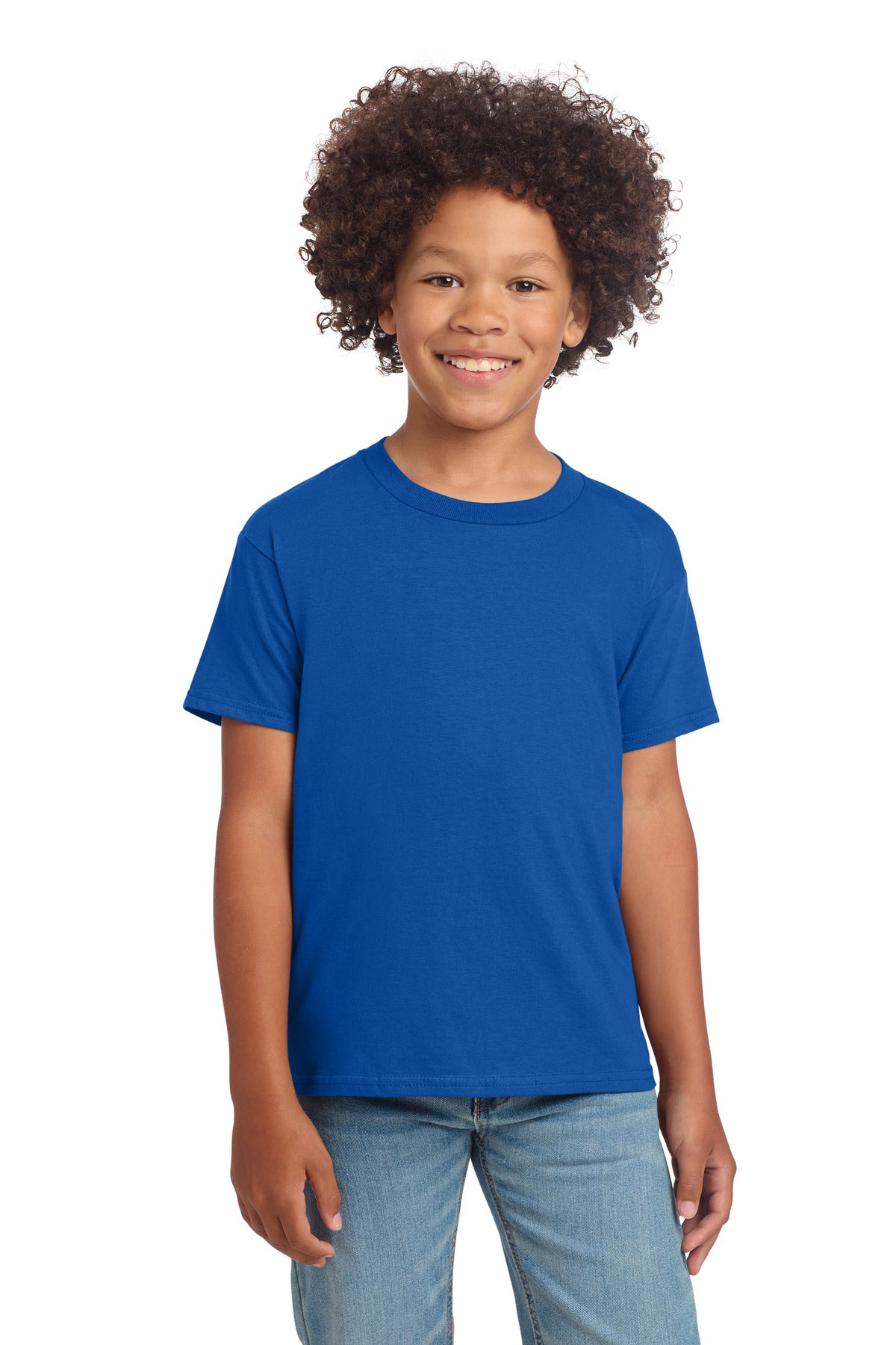Gildan Youth Softstyle T-Shirt 64000B in Royal