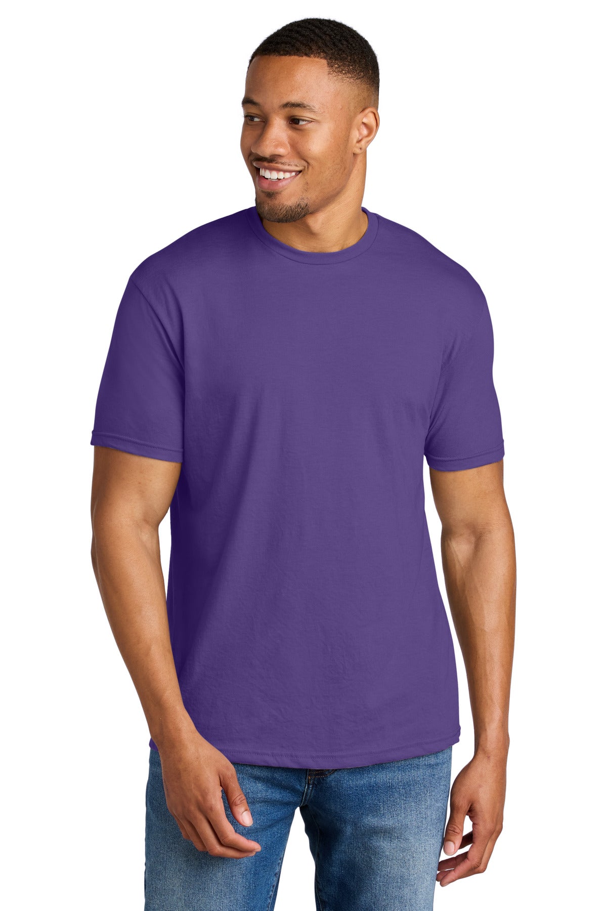 Gildan Softstyle CVC Tee 64000CVC in Amethyst